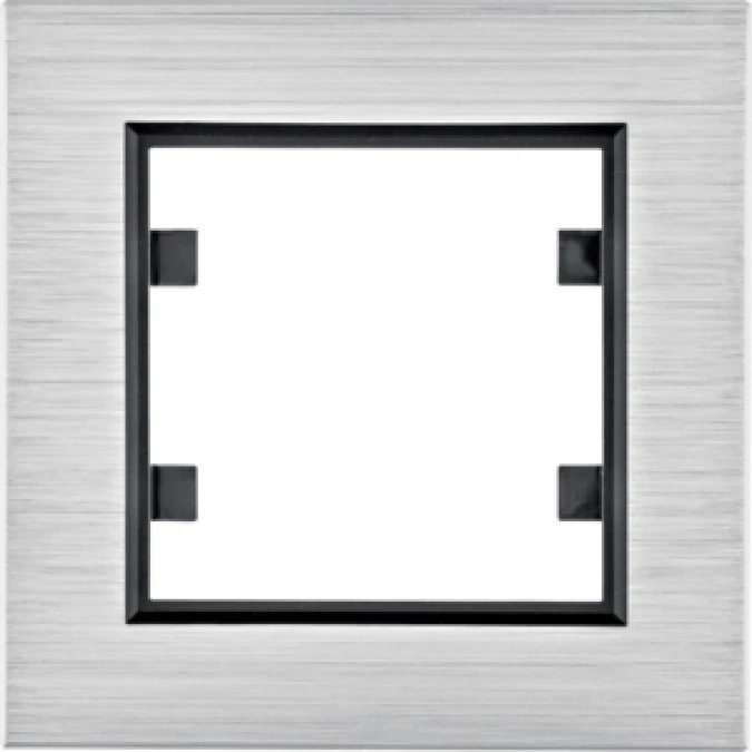 Lumina passion Ramka 1‑krotna aluminium srebrne WL9012 - obrazek 1