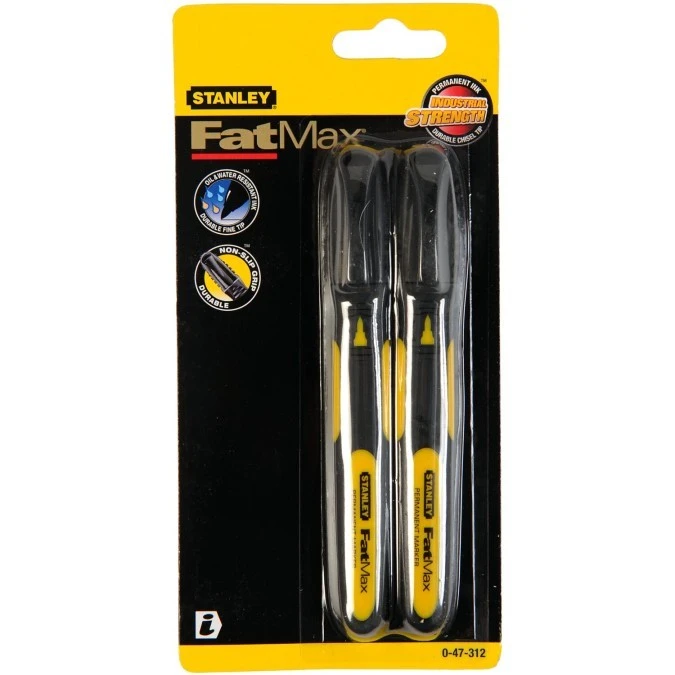 Marker permanentny FatMax z cienką końcówką czarny 0‑47‑312 /2 szt./ - obrazek 2