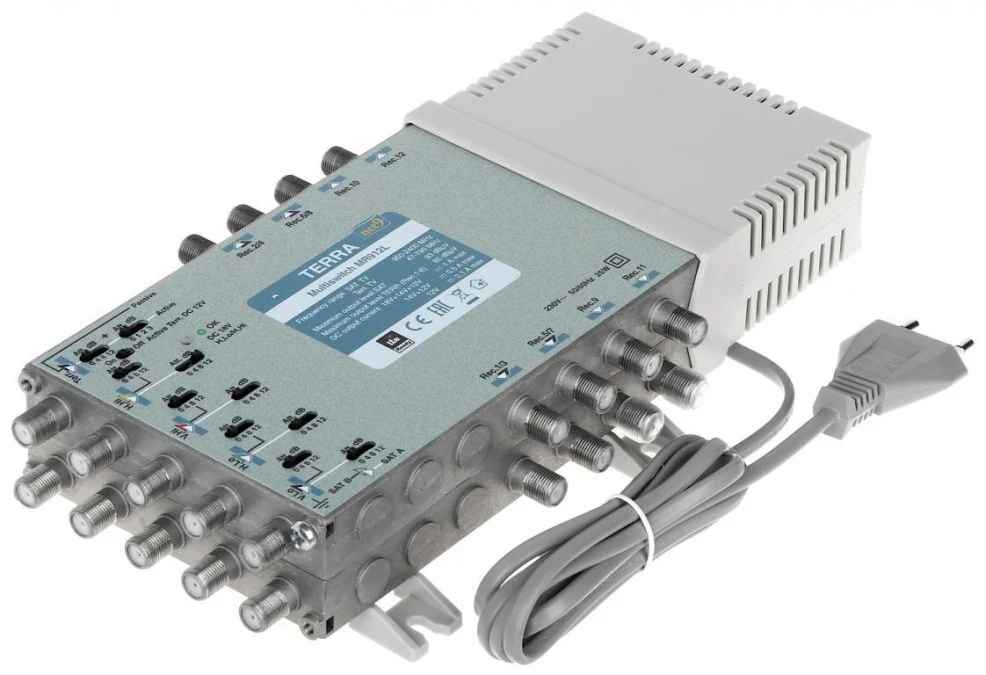 Multiswitch MR‑912L 9 wejść / 12 wyjść TERRA - obrazek 1