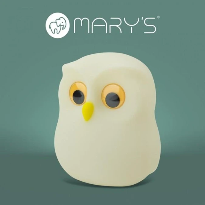 MARYS LAMPKA NOCNA LED SOWA - obrazek 1