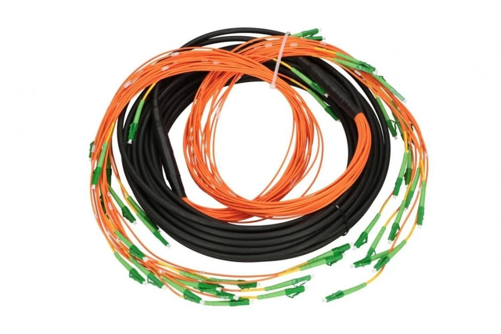 multipatchcord SM 24F 18M, kaskada 90cm Extralink LC/APC‑LC/APC
