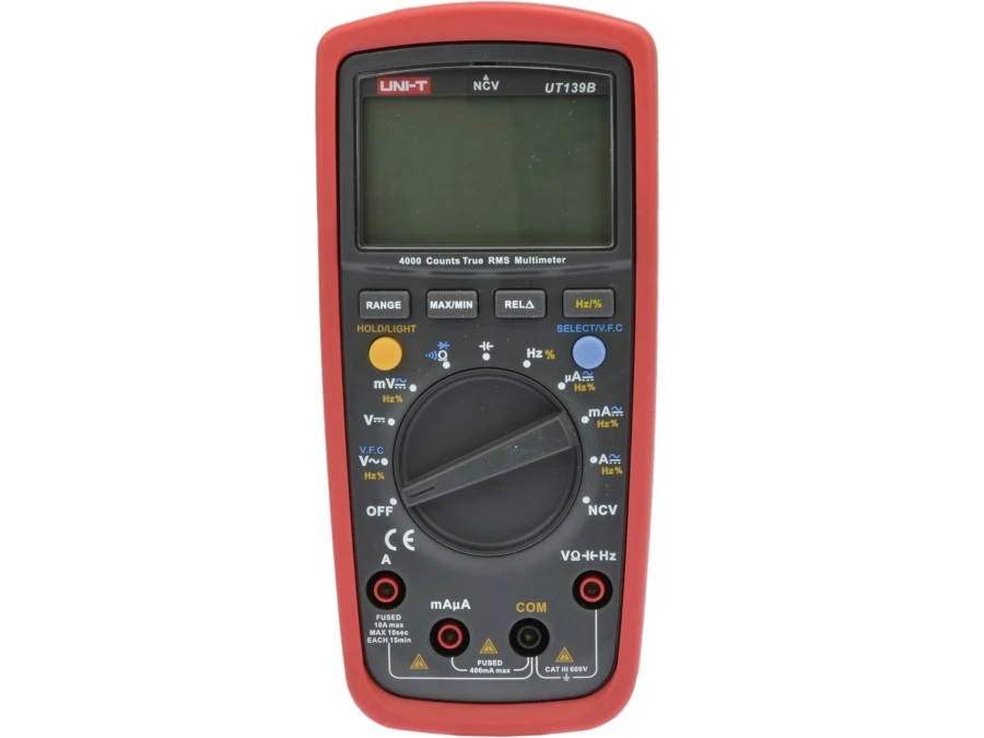 Miernik uniwersalny z pomiarem True RMS multimetr cyfrowy z wyświetlaczem LCD UNI‑T UT139B - obrazek 1
