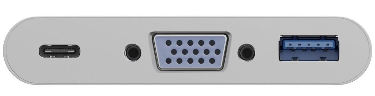 Multi adapter USB‑C ‑ USB‑A 3.0 + VGA D‑Sub(15‑pin) + USB‑C 62100 - obrazek 2