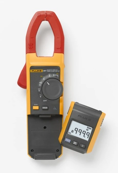 Miernik cęgowy AC/DC 1000A prawdziwej wartości skutecznej z bezprzewodowym wyświetlaczem CAT III 1000V CAT IV 600V Fluke 381 - obrazek 1