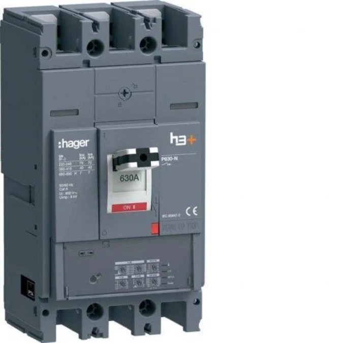 MCCB Wyłącznik mocy h3+ P630 LSI 3x630A 40kA HNW630JR - obrazek 1