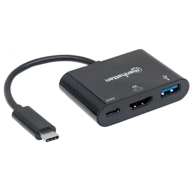 Multiport Adapter USB‑C 3.1 NA HDMI/USB‑A/USB‑C 152037 - obrazek 2