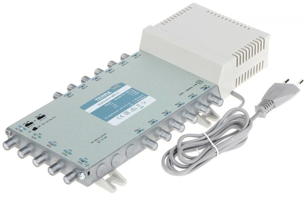 Multiswitch MR‑512 5 wejść / 12 wyjść TERRA