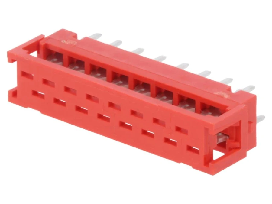 Micro‑MaTch przejście 16‑PIN IDC,THT na PCB,na taśmę 1,27mm 8‑215570‑6 - obrazek 1