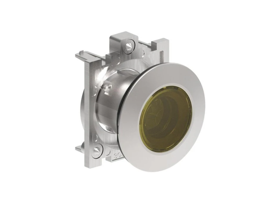 Metalowa głowica lampki fi30mm żółta LPFL5 - obrazek 1