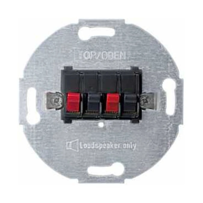 Mechanizm gniazda głośnikowego podwójnego, antracytowy Merten MTN467014 - obrazek 3