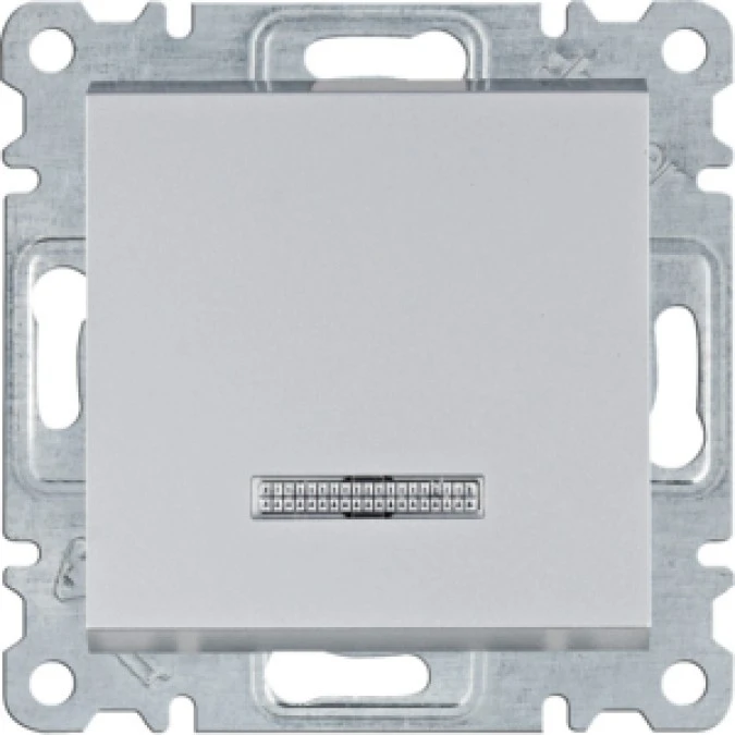 Lumina Łącznik kontrolny uniwersalny/schodowy srebrny WL0222 - obrazek 1