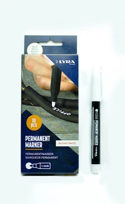 LYRA Marker permanentny biały 1 mm 1 sztuka / 4060001 - obrazek 2