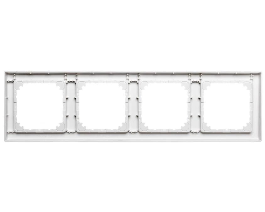 Merten M‑Smart Ramka poczwórna biel polarna MTN478419 - obrazek 2