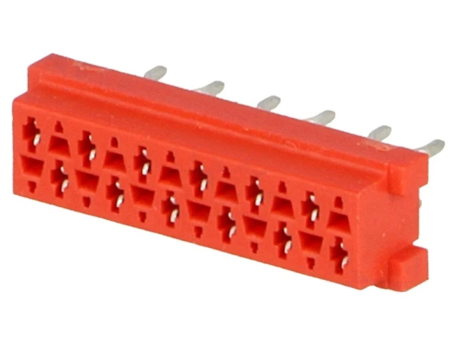 Micro‑MaTch gniazdo żeńskie 12‑PIN THT na PCB Układ 2x6 1‑215079‑2 AMP‑8‑215079‑2 - obrazek 1