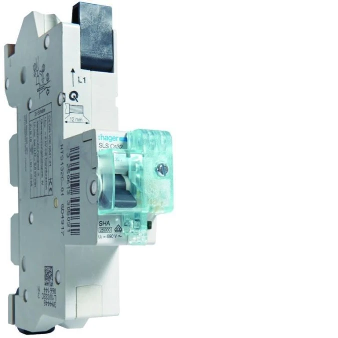 MCB SLS Wyłącznik nadprądowy selektywny 1P, Cs, 32 A, szyny Cu 40‑12x5/10mm HTS132C /3szt./ - obrazek 1