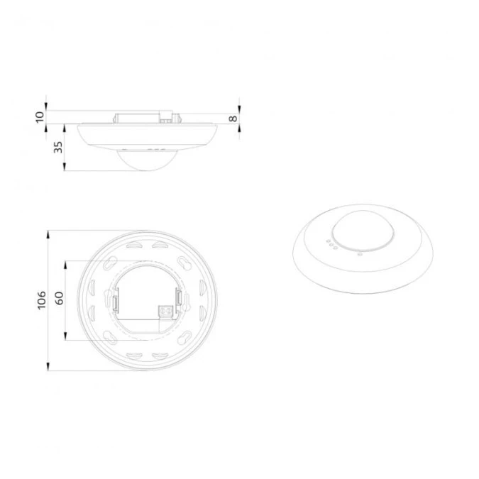 Multisensor DALI‑2 PD2N‑BMS‑FM podtynk DALI‑2 93544 - obrazek 3