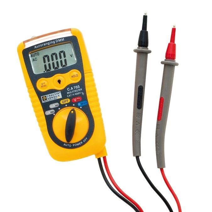 Multimetr 200mV‑600V AC/DC, 200uA‑200mA, 200Ohm‑20MOhm C.A 703 P01191740Z