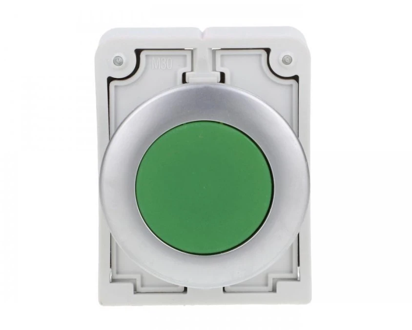 Napęd przycisku 30mm płaski zielony z samopowrotem M30C‑FD‑G 182919 - obrazek 2