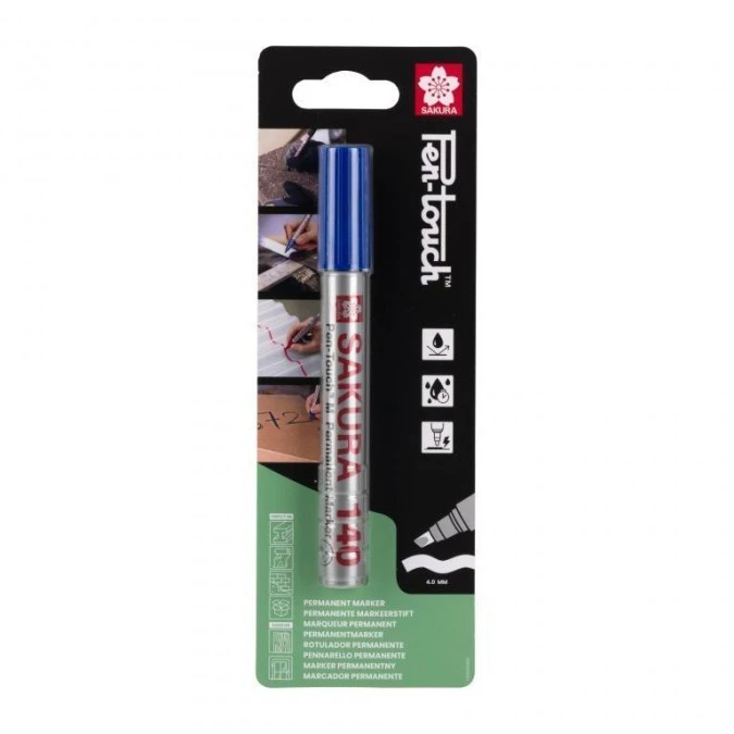 Marker Pen‑Touch 140 niebieski, Sakura SKBL140SAK1C - obrazek 1