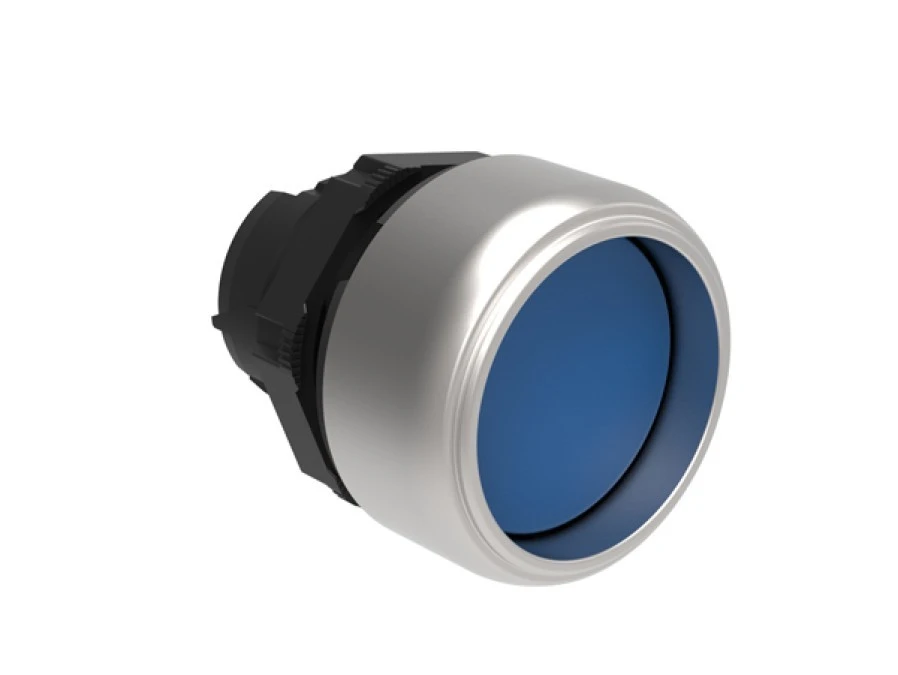 Napęd przycisku 22mm niebieski osłonięty z samopowrotem bez adaptera LPCB306 - obrazek 3
