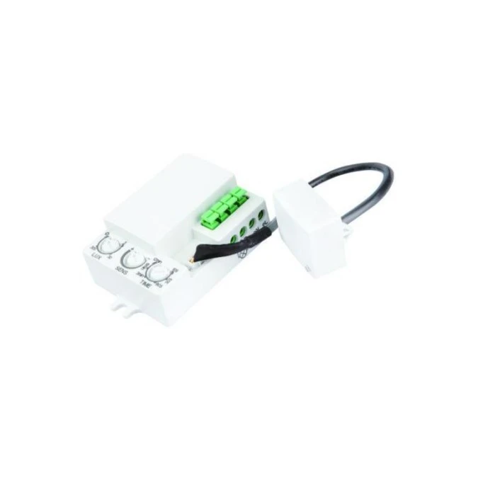 Mikrofalowy czujnik ruchu IP20 180/360 st 300W biały CM‑2B
