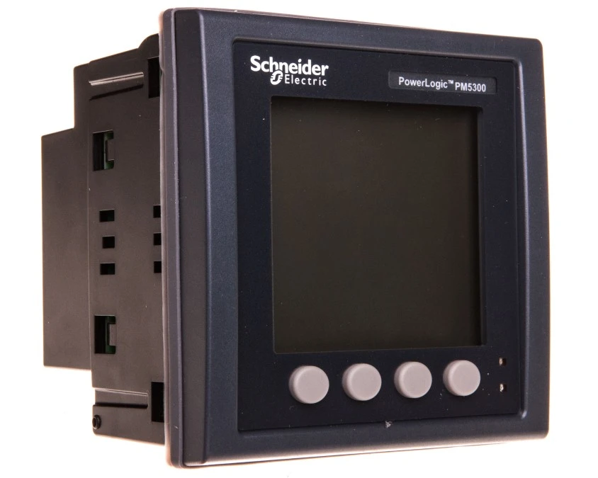 Miernik parametrów sieci (U, I, P, Q, f, PF, E) 5/1A przekładnik 100‑415V AC Modbus tablicowy 96x96mm METSEPM5330 - obrazek 1