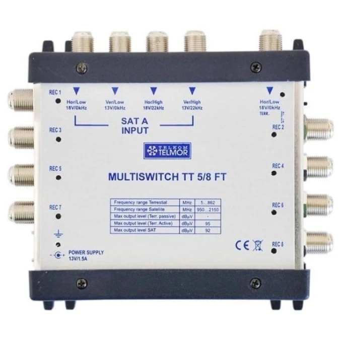 Multiswitch Telmor TT 5/8 FT końcowy - obrazek 1