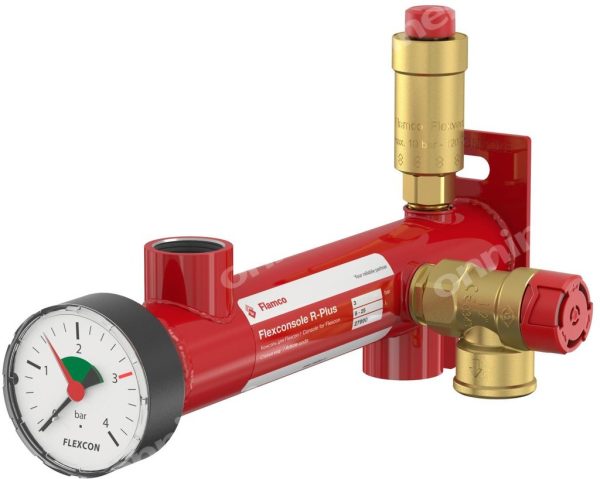 Zestaw montażowy do naczynia wzbiorczego, z manometrem Flexconsole R Plus 27990