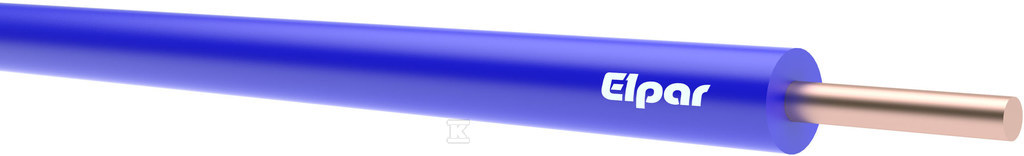 Przewód instalacyjny H07V-U (DY) 1x4 brąz H07V-U-4 DY - obrazek 1