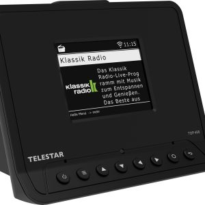 Tuner HiFi, radio internetowe Telestar TOP 400 Schwarz czarny Tuner HiFi, radio internetowe Telestar TOP 400 Schwarz czarny