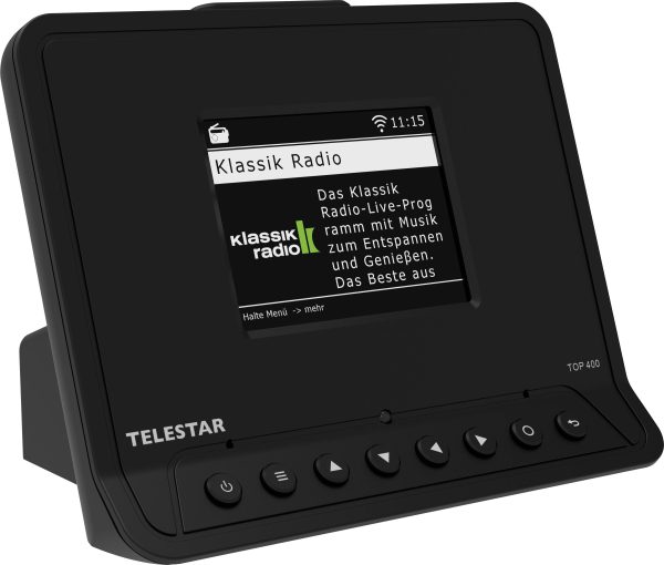Tuner HiFi, radio internetowe Telestar TOP 400 Schwarz czarny