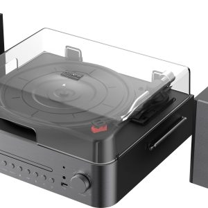 Tuner HiFi, radio internetowe Reflexion czarny, brązowy DAB+, CD-Player, Bluetooth®, z głośnikiem Tuner HiFi, radio internetowe Reflexion czarny, brązowy DAB+, CD-Player, Bluetooth®, z głośnikiem