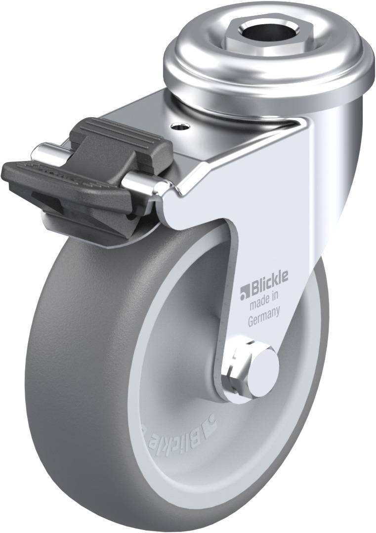 Blickle 365510 LRA-TPA 75G-FI Kółko skrętne z hamulcem Średnica koła: 75 mm Maksymalne obciążenie: 75 kg 1 szt. - obrazek 1