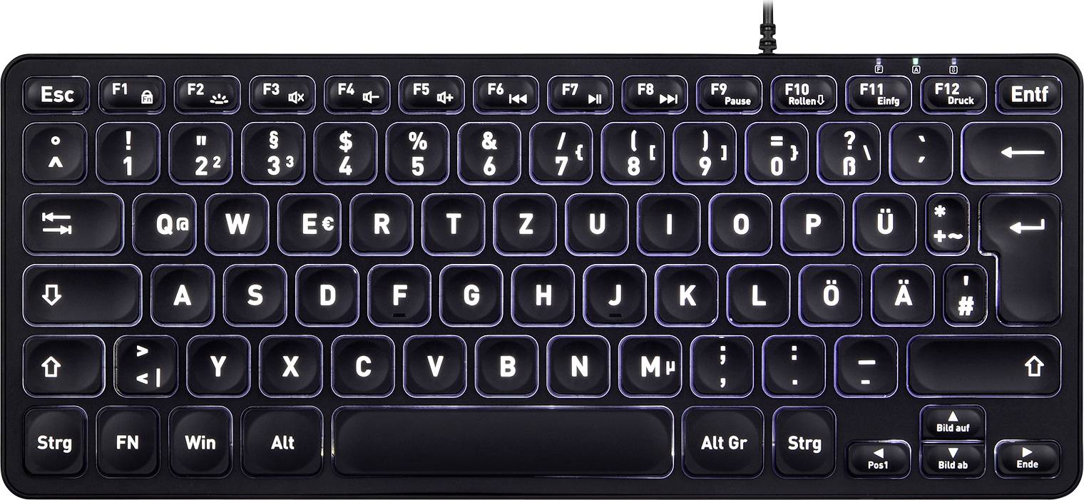 Klawiatura Perixx PERIBOARD-332 DE Niemiecki, QWERTZ - obrazek 1