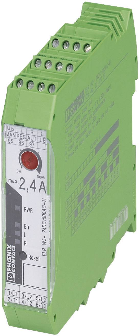 Przekaźnik elektroniczny Phoenix Contact ELR W3-230AC/500AC-2I