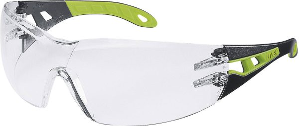 uvex pheos 9192225 Okulary ochronne z ochroną UV czarny, zielony