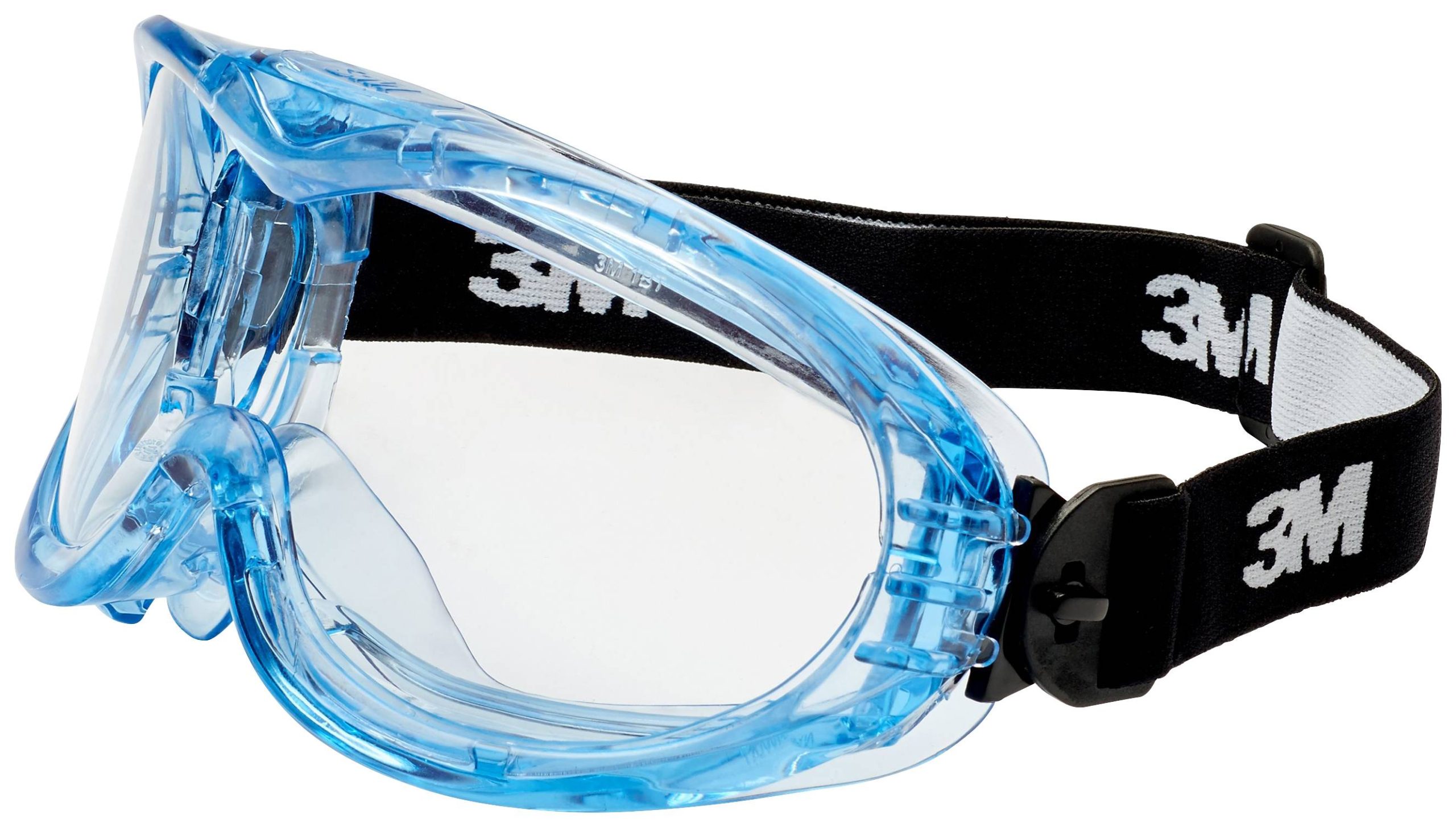 3M Fahrenheit FHEIT Pełne okulary ochronne z ochroną przeciw zarysowaniom niebieski, czarny EN 166 DIN 166 - obrazek 1
