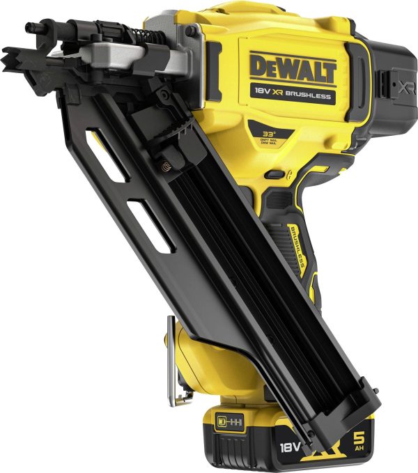 Gwoździarka akumulatorowa DEWALT DCN930P2-QW bezszczotkowy, zaw. 2 akumulatory, zaw. ładowarkę