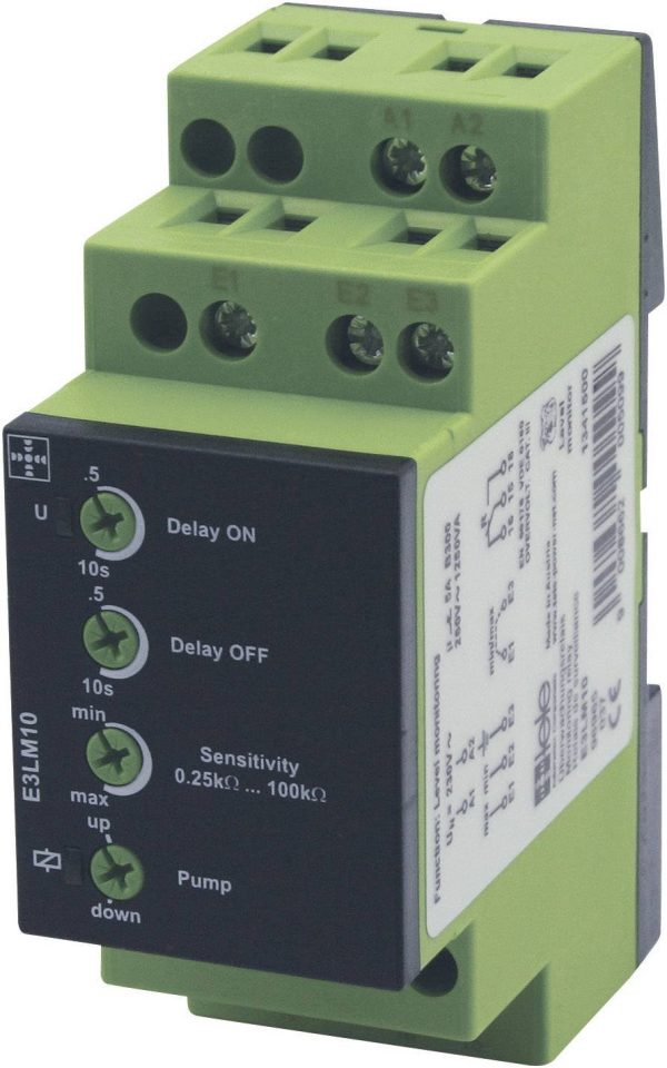 tele 1341500 Przekaźnik monitorujący E3LM10, 250 V/AC, 5 A, 1 szt.