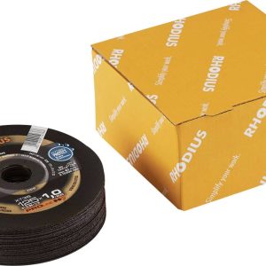 Zestaw tarcz tnących Rhodius 211575 125 mm 25 szt. Zestaw tarcz tnących Rhodius 211575 125 mm 25 szt.