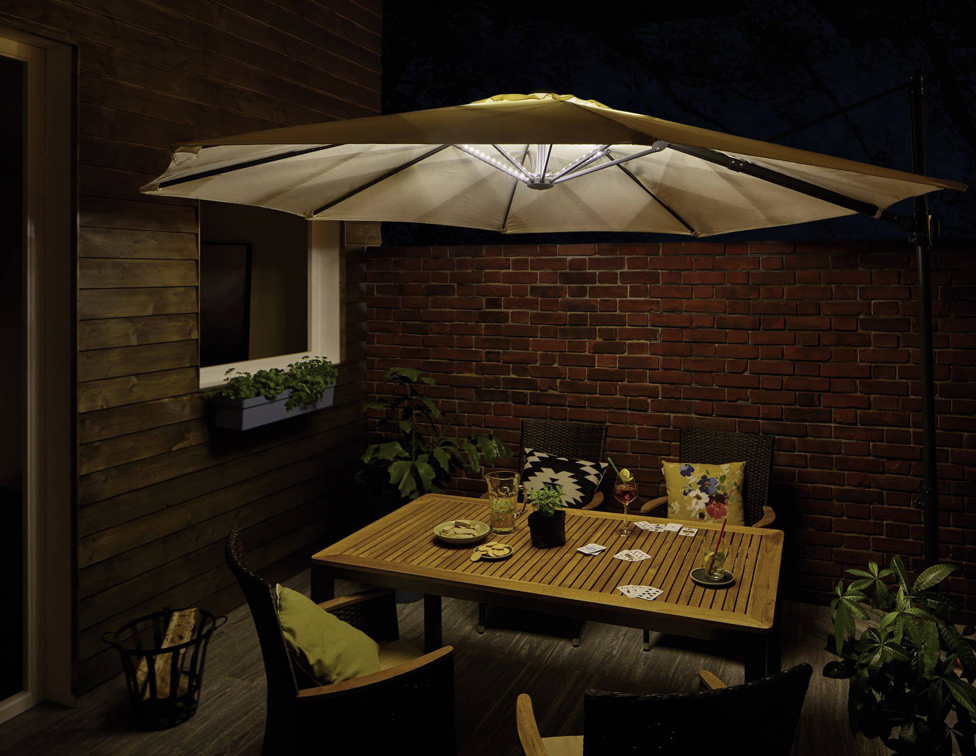 Oświetlenie pod parasol akumulatorowe Paulmann Parasol 94208 1.8 W 30 lm - obrazek 1