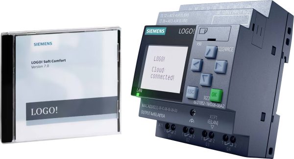 Siemens LOGO! Starter Kit 230 RCE Zestaw startowy PLC 115 V/DC, 230 V/DC, 115 V/AC, 230 V/AC