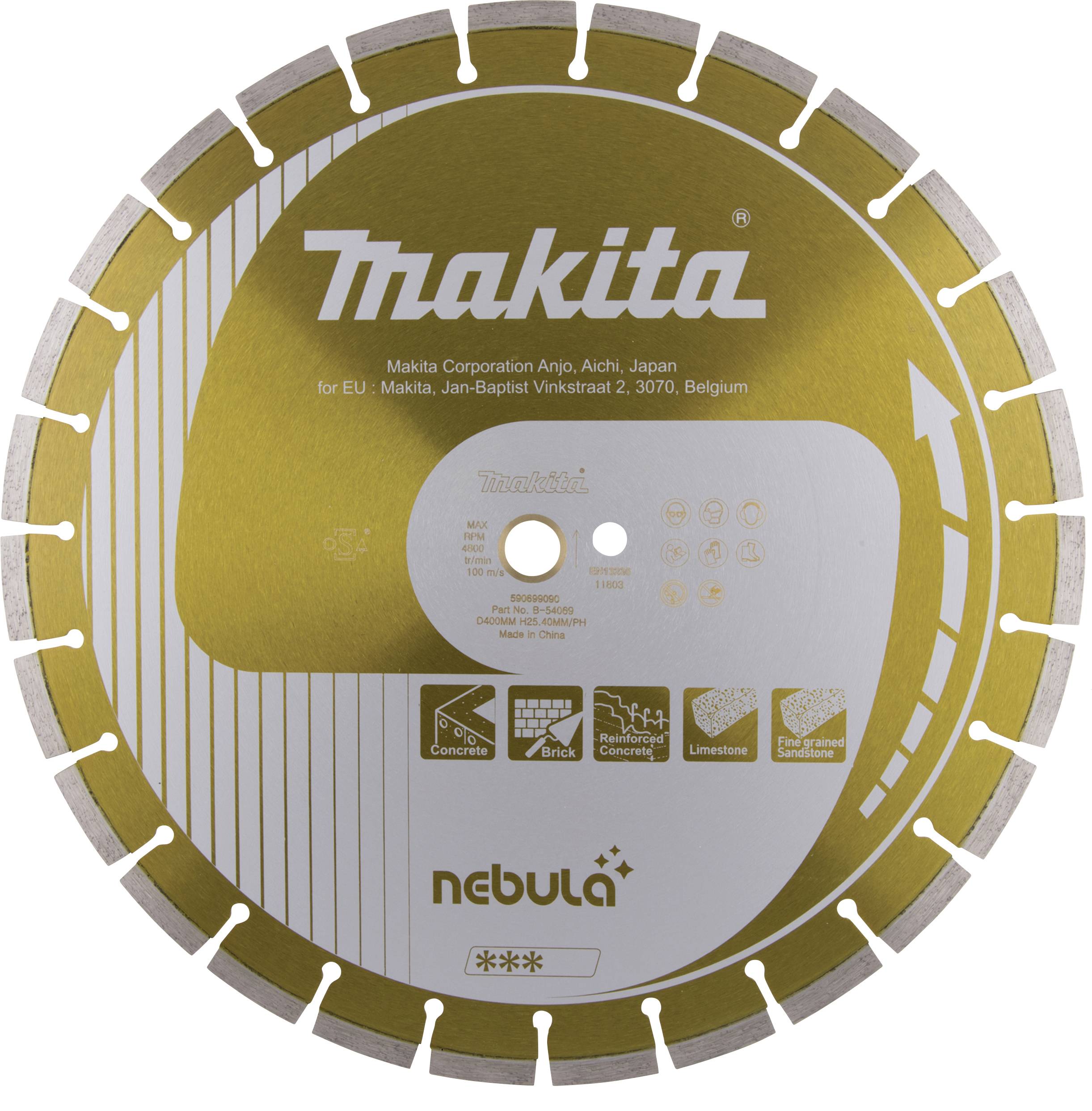 Tarcza tnąca diamentowa Makita B-54069 B-54069 400 mm 1 szt. - obrazek 1