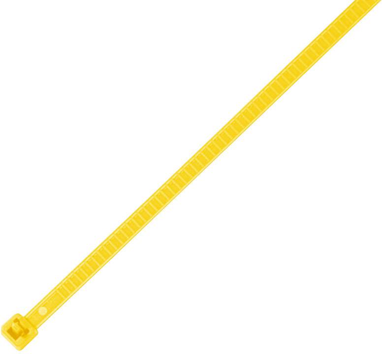 Opaski wielokrotnego użytku LR55 (L x B) 195 x 4.7 mm LR55R-PA66-YE-Q1 Kolor producenta: żółty HellermannTyton 115-00004 - obrazek 1