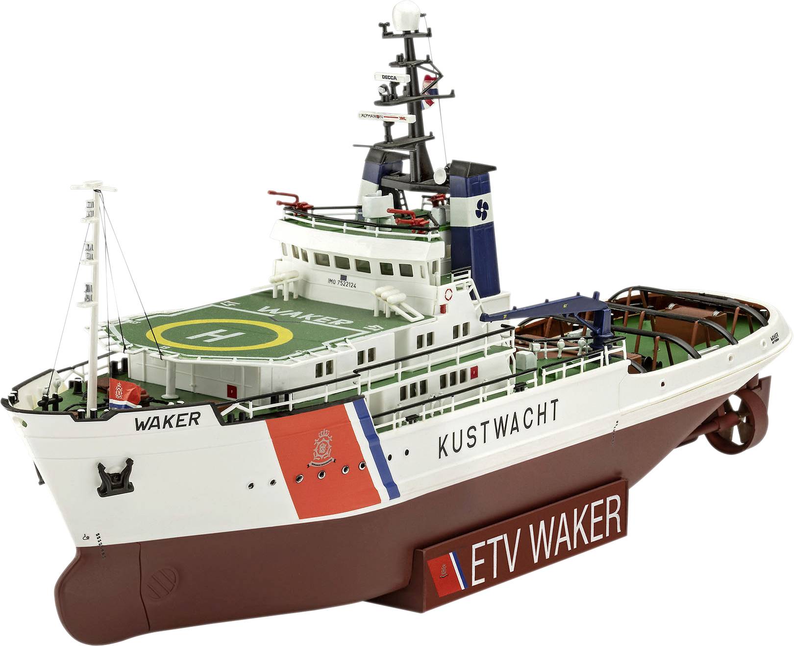 Modelu statku do sklejania Revell ETV Waker 05240 1:200 - obrazek 1