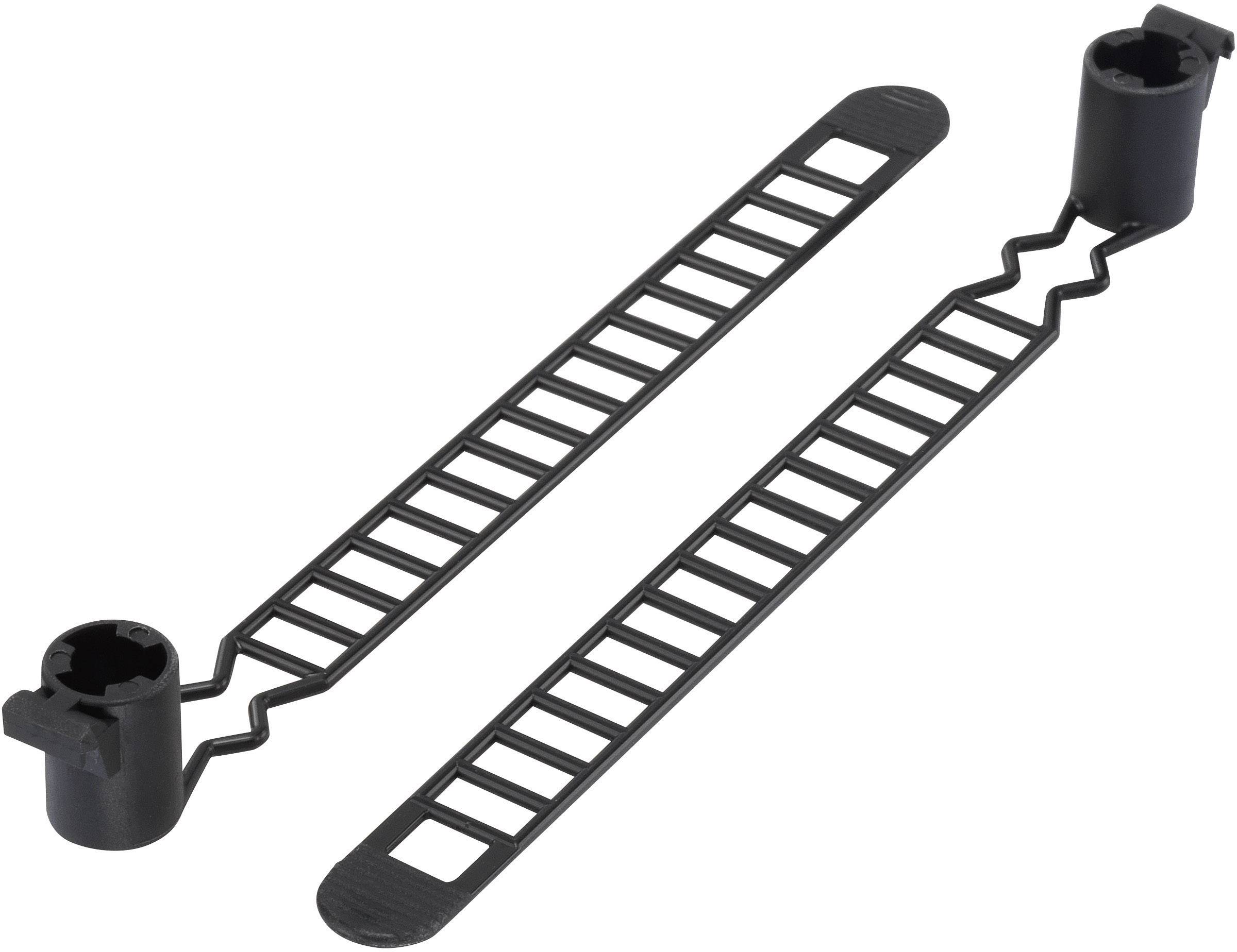 Opaska kablowa TRU COMPONENTS TC-MAT-120BK203 1592781, 120 mm, poliamid 6.6, 1 szt. - obrazek 1