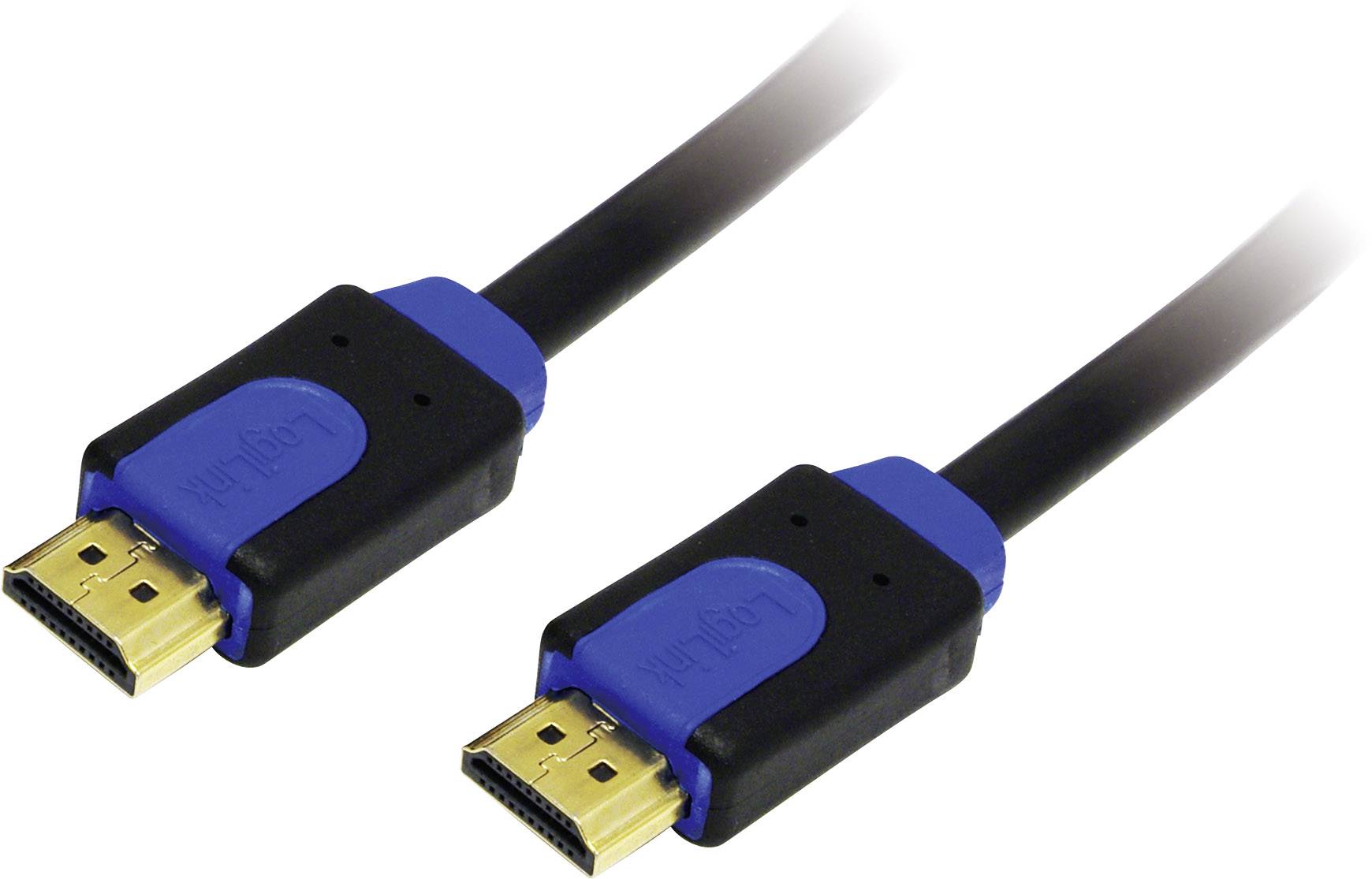 Kabel HDMI LogiLink CHB1110 CHB1110, HDMI-A do HDMI-A, 10.00 m - obrazek 1
