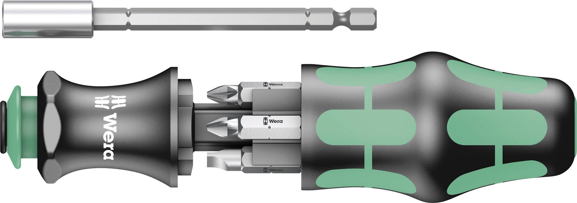 Wkrętak z magazynkiem Wera Kraftform Kompakt 28 SB 05073240001 do warsztatu 1/4" (6,3 mm) DIN 3126, DIN ISO 1173 - obrazek 1