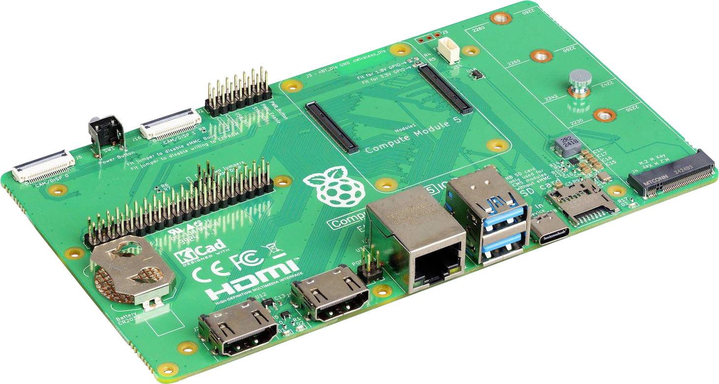 Raspberry Pi® RPI CM5 IO BOARD Moduł I/O Pasuje do: Raspberry Pi® - obrazek 1