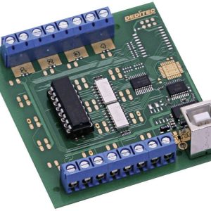 Moduł USB Deditec USB-OPTOIN-8_A z 8 cyfrowymi wejściami opto